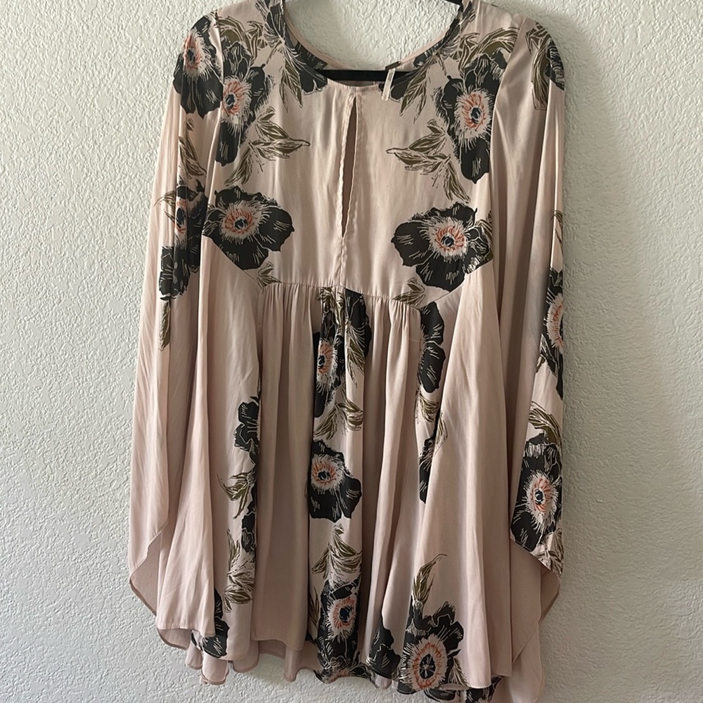 Free people long sleeve dress size small